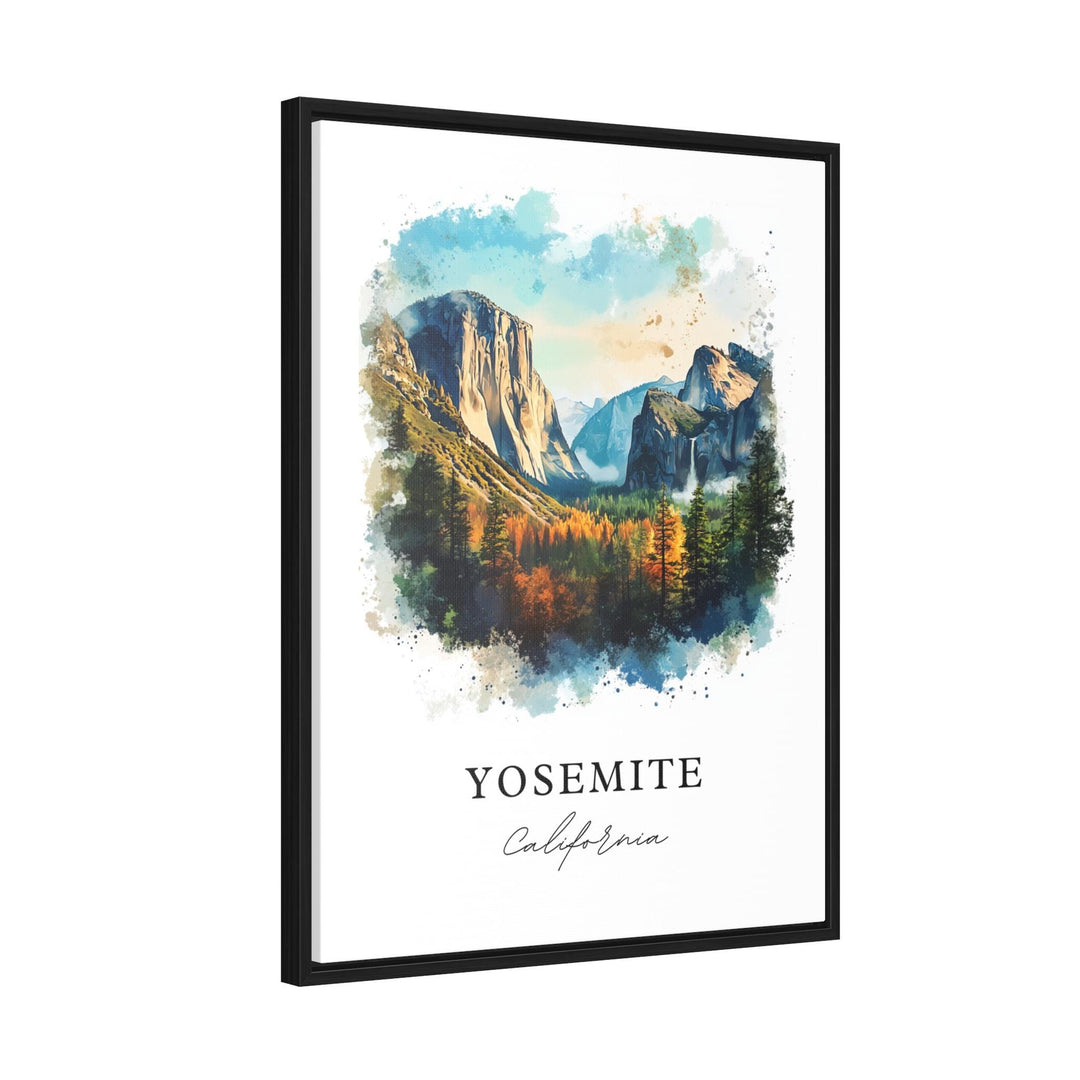 Yosemite Wall Art, Yosemite National Park Print, Yosemite Watercolor Art, Yosemite Park Gift,