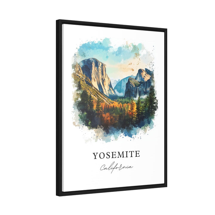 Yosemite Wall Art, Yosemite National Park Print, Yosemite Watercolor Art, Yosemite Park Gift,