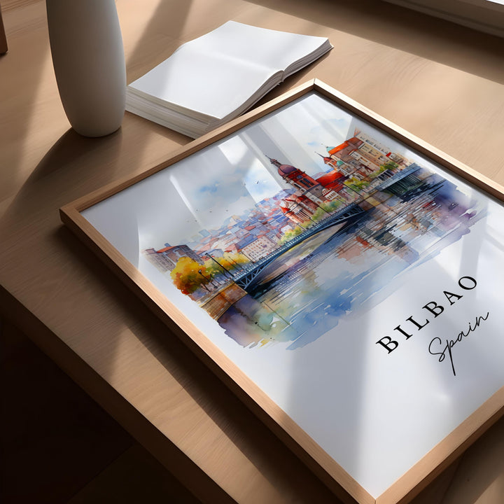 Bilbao Wall Art - Spain Print