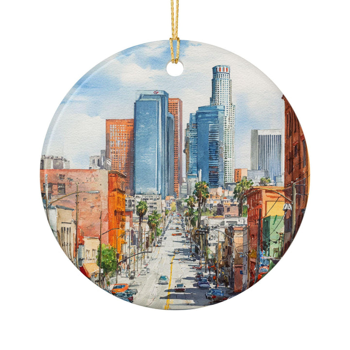 Los Angeles Ornament: Unique LA Souvenir, Los Angeles Xmas Decor, and Authentic Los Angeles CA Gift