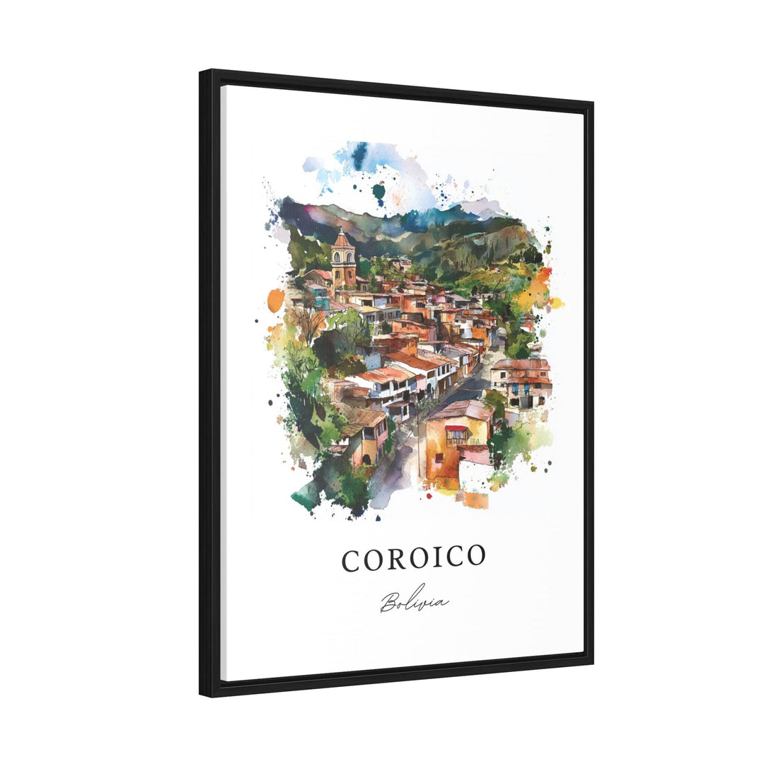 Coroico, Bolivia – Watercolor Art Print