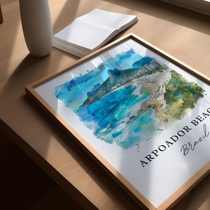 Arporador Beach Wall Art - Brazil Print
