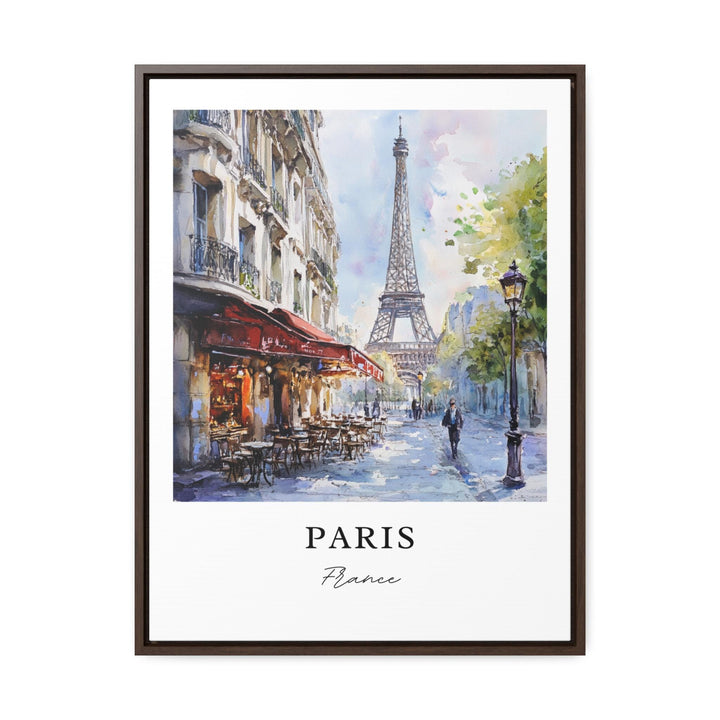 Streets of Paris Wall Art, Paris France Print, Paris Watercolor Art, Paris France Gift, Travel Print, Travel Poster, Housewarming Gift