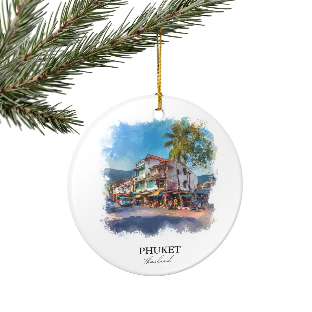 Phuket Ornament: Unique Phuket Thailand Souvenir, Thailand Xmas Decor, and Authentic Phuket Thailand Gift