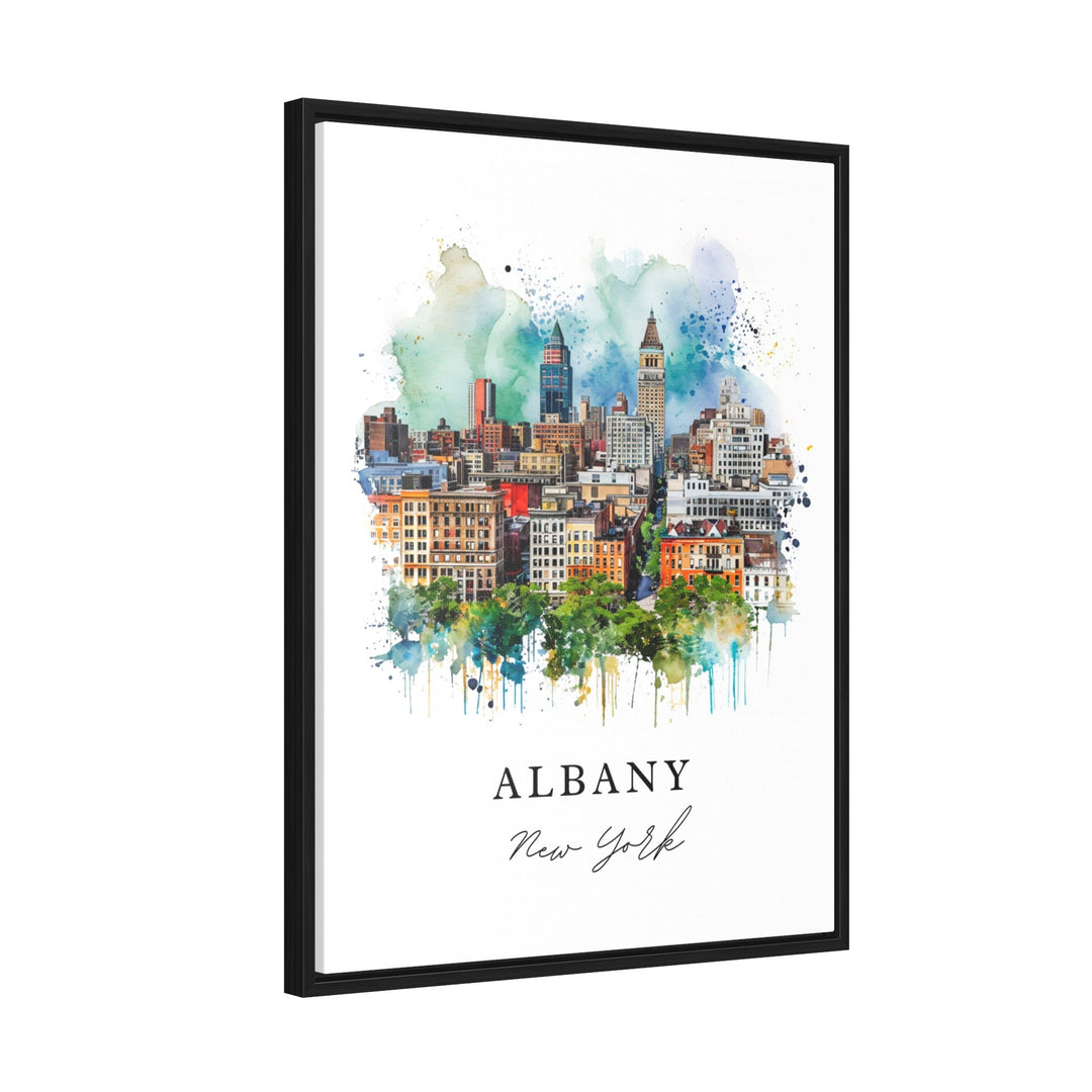 Albany Wall Art - New York Print