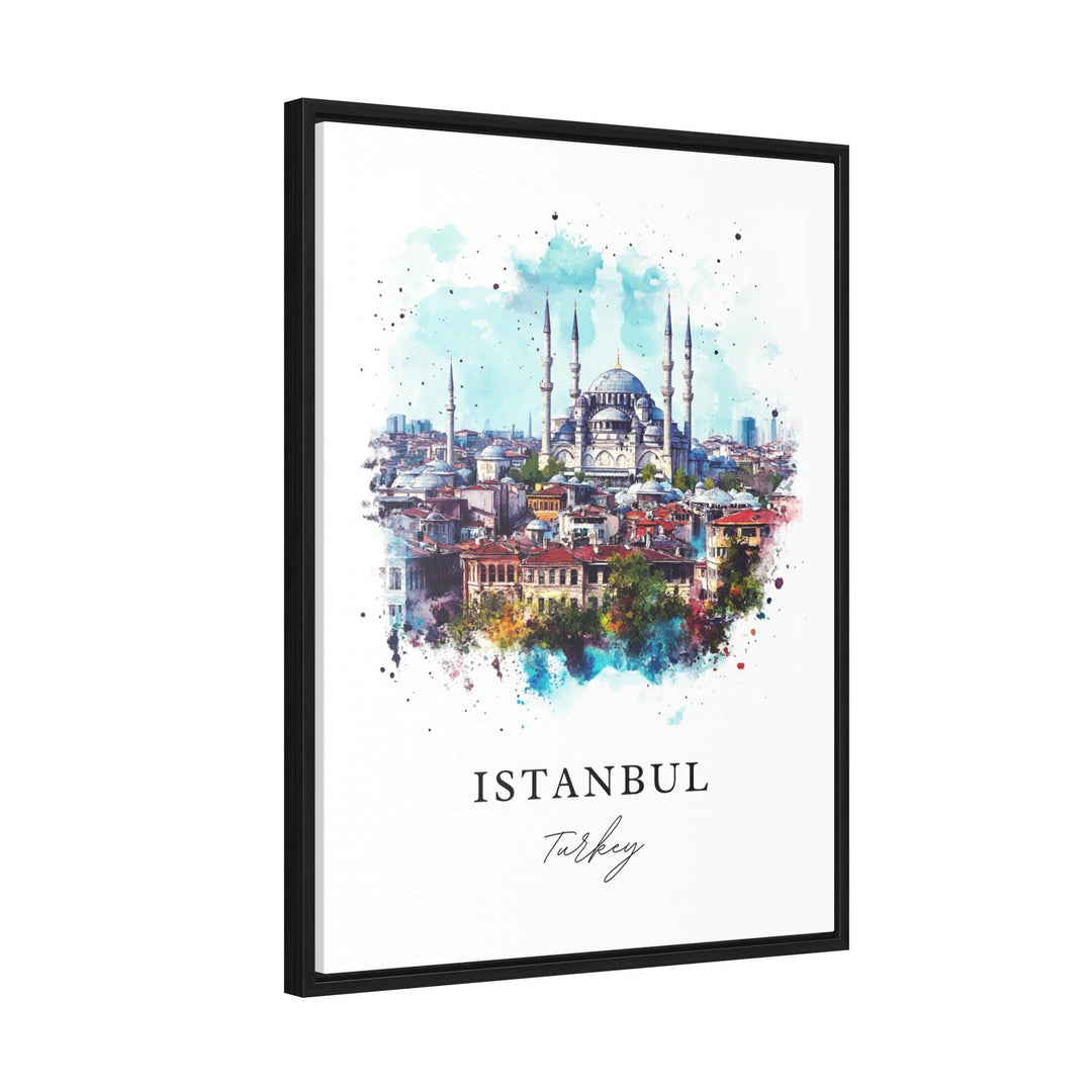 Istanbul Wall Art, Istanbul Print, Turkey Watercolor Art, Hagia Sophia Gift, Istanbul