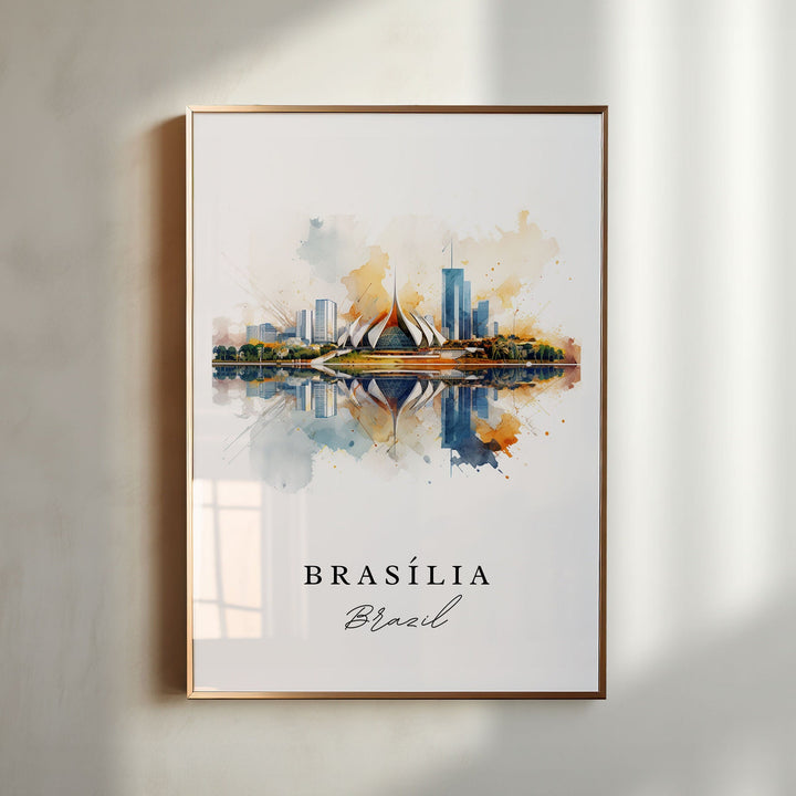 Brasilia Wall Art - Brazil Print