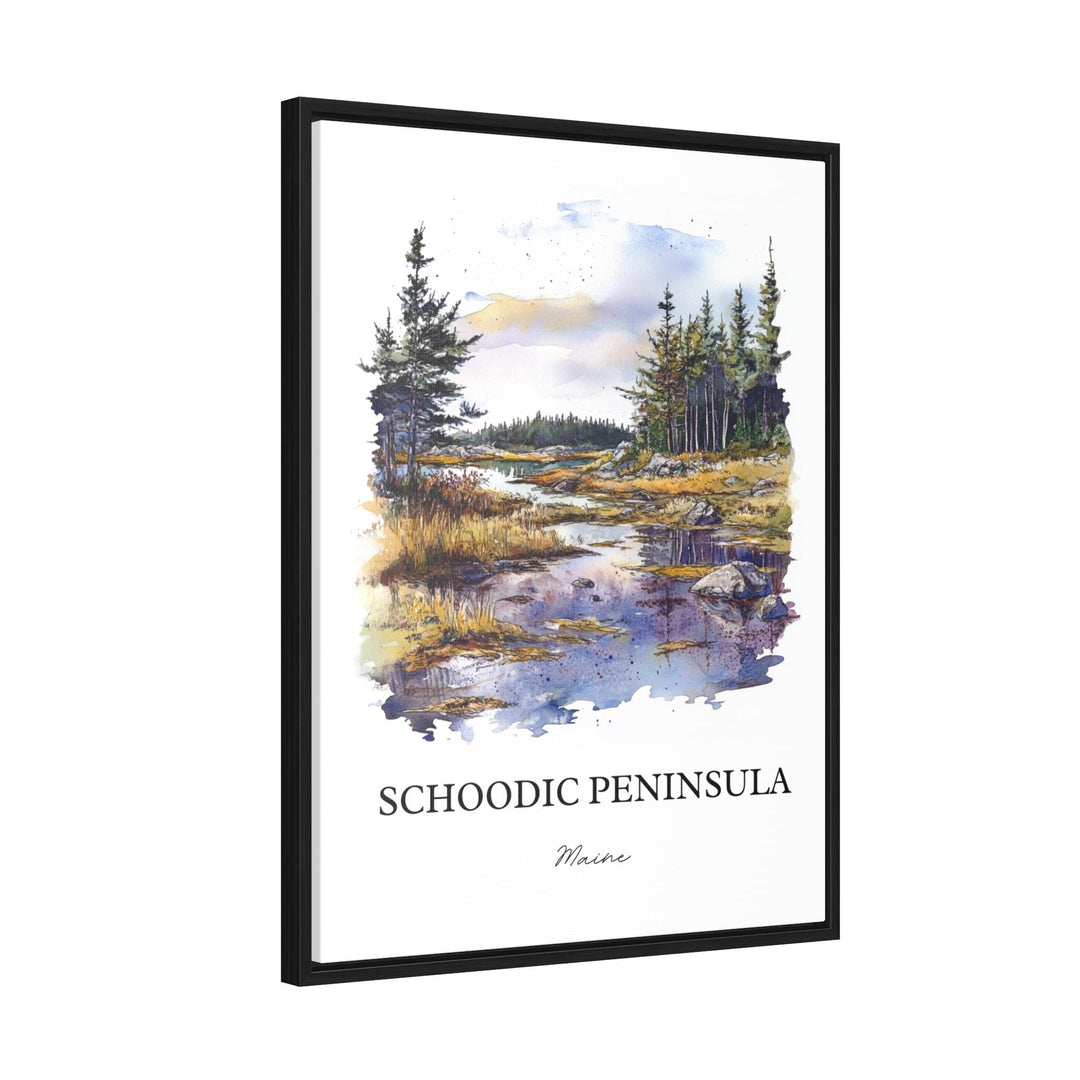 Schoodic Peninsula Art, Down East ME Print, Maine Watercolor Art, Schoodic Peninsula Gift, Travel Print, Travel Poster, Housewarming Gift