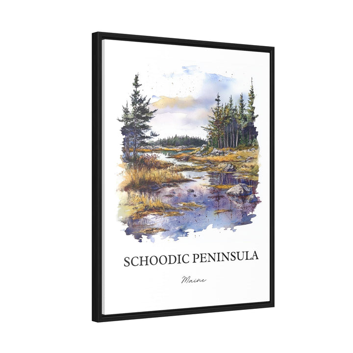 Schoodic Peninsula Art, Down East ME Print, Maine Watercolor Art, Schoodic Peninsula Gift, Travel Print, Travel Poster, Housewarming Gift