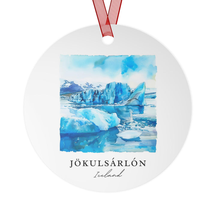 Jokulsarlon Ornament: Unique Jokulsarlon Souvenir, Iceland Xmas Decor, and Authentic Iceland Gift