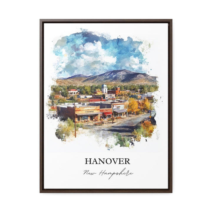 Hanover NH Wall Art, Grafton County Print, New Hampshire Watercolor Art, Hanover NH Gift, Travel Print, Travel Poster, Housewarming Gift