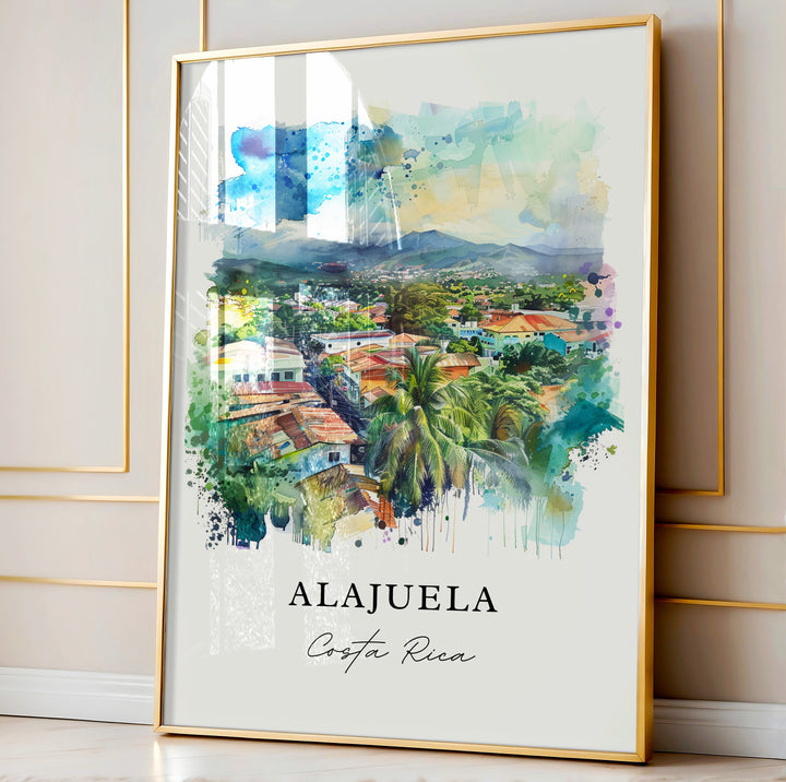 Alajuela Wall Art, Costa Rica Print