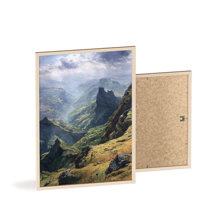 Simien Mountains, Ethiopia – Watercolor Art Print