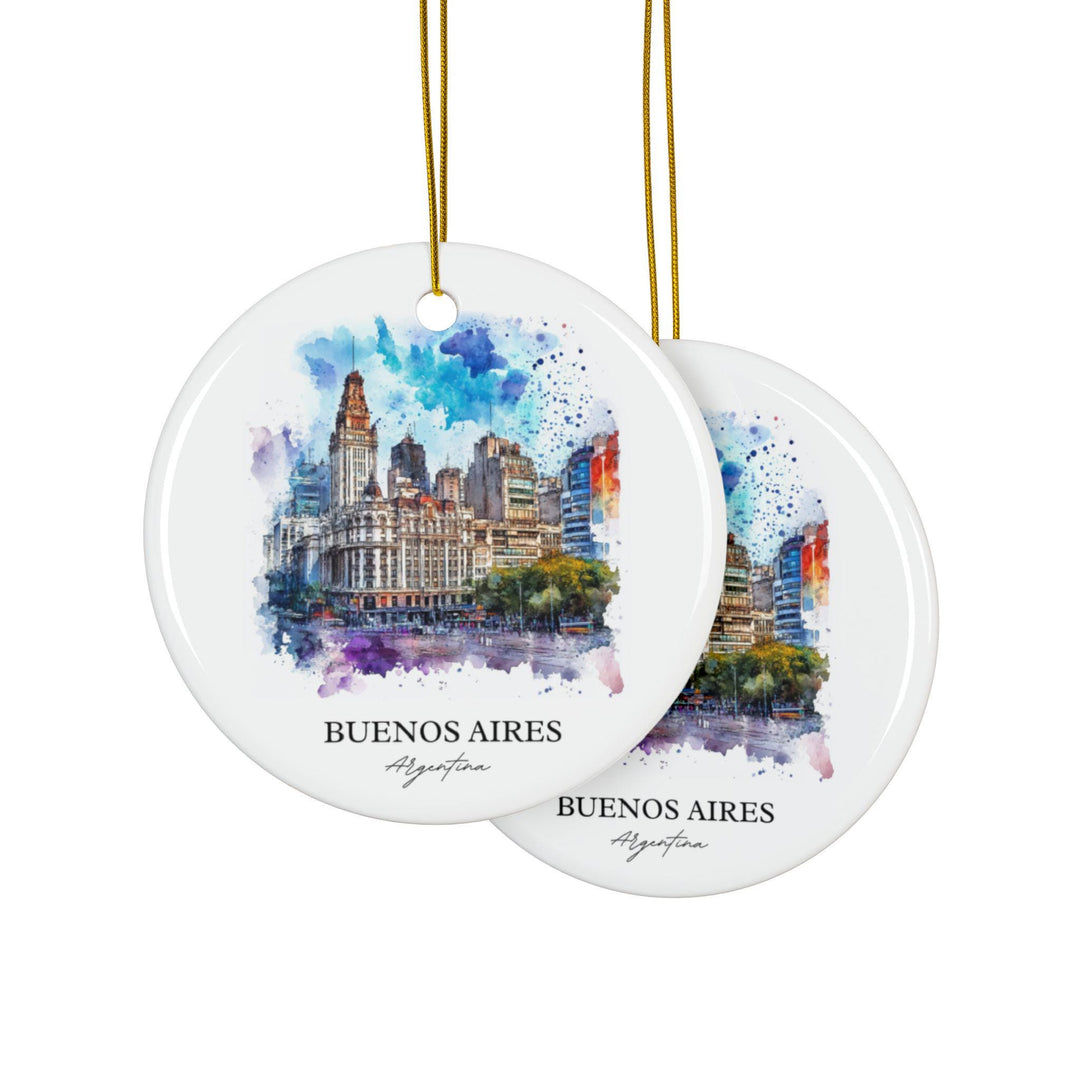 Buenos Aires Ornament: Unique Argentina Souvenir, Buenos Aires Xmas Decor, and Authentic Buenos Aires Gift