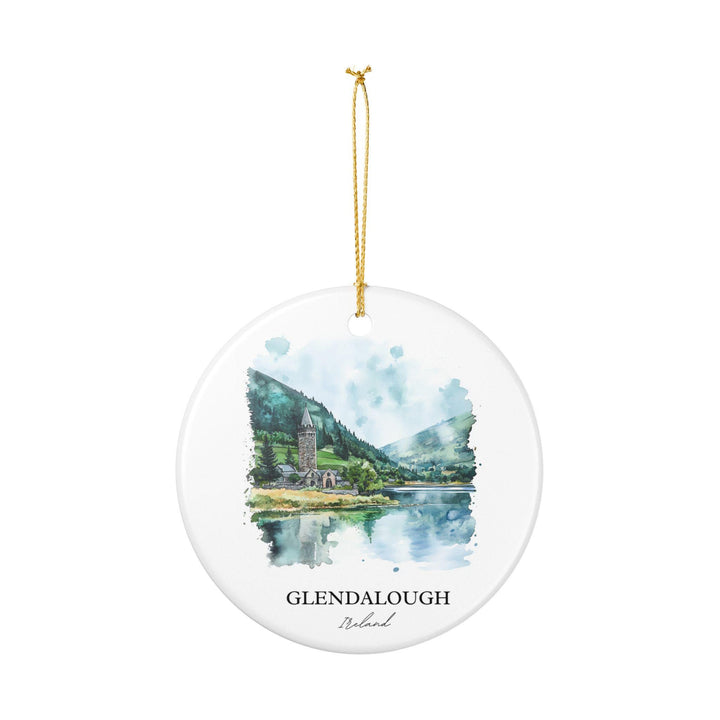 Glendalough Ornament: Unique Glendalough Souvenir, Glendalough Xmas Decor, and Authentic Glendalough Ireland Gift
