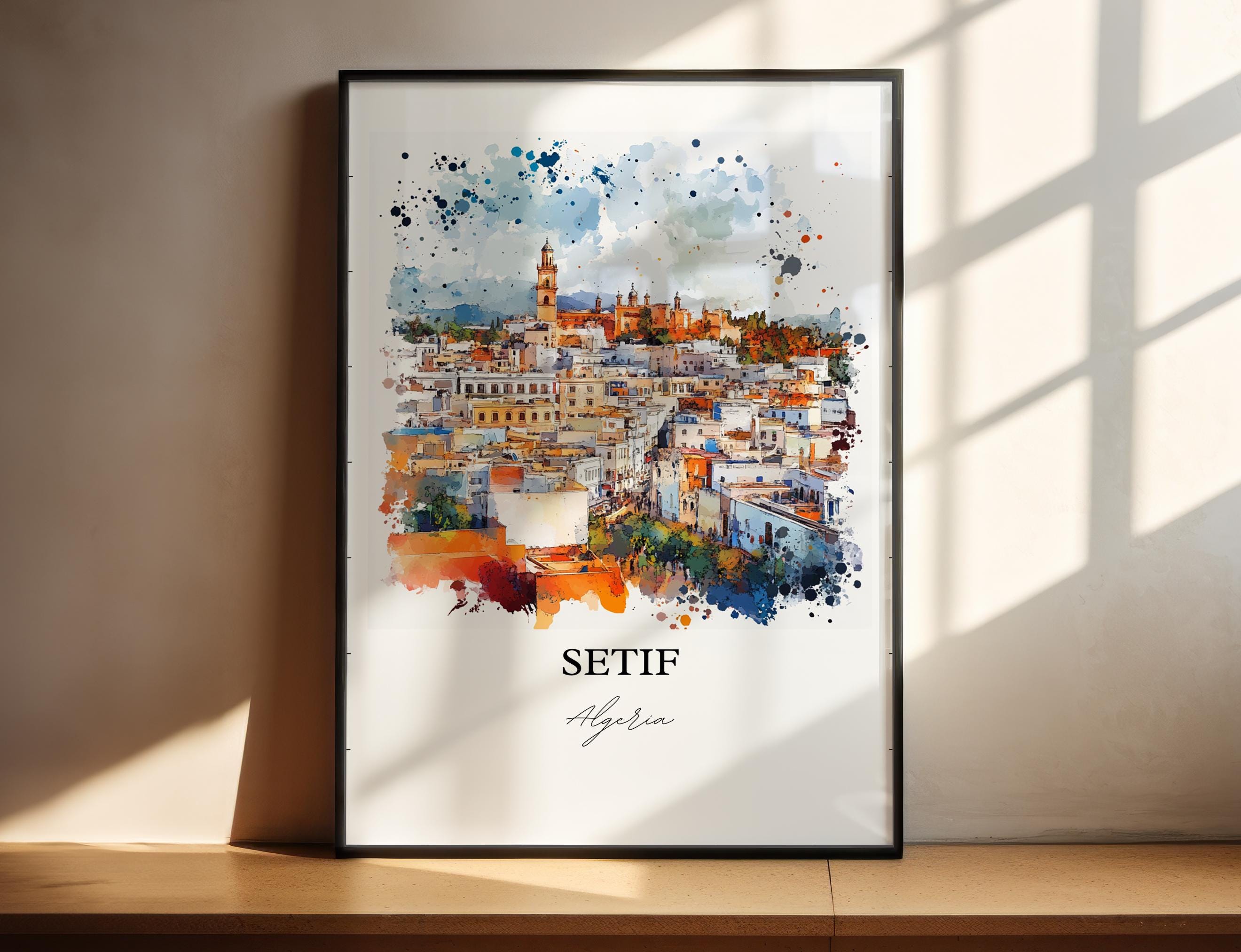 Setif Wall Art - Algeria Print – Premium Travel Art