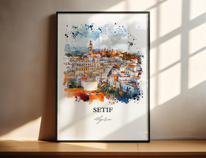 Setif Wall Art - Algeria Print