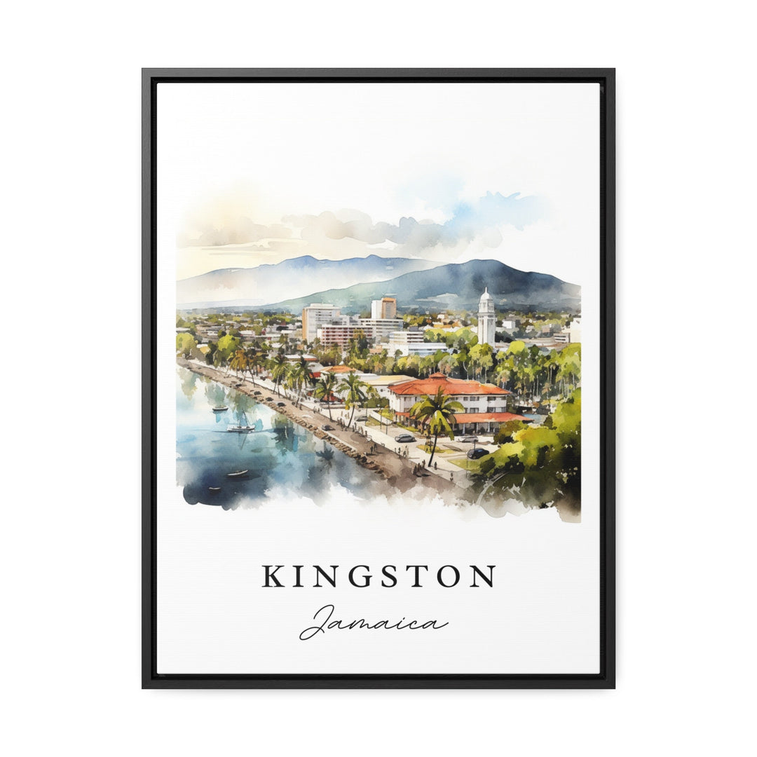 Kingston Jamaica wall art - Jamaica, Kingston poster, Kingston Jamaica Wedding gift, Birthday present, Custom Text, Personalized Gift