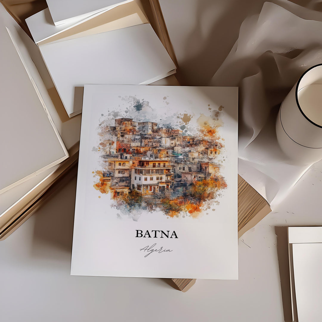 Batna Wall Art - Algeria Print