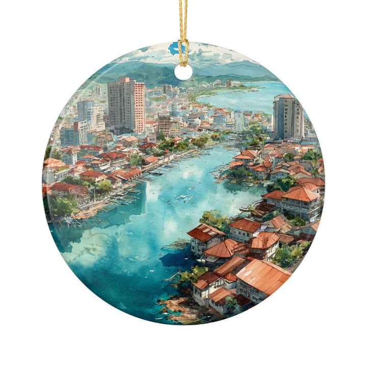 Cebu Philippines Ornament: Unique Cebu Souvenir, Cebu Xmas Decor, and Authentic Cebu Philippines Gift