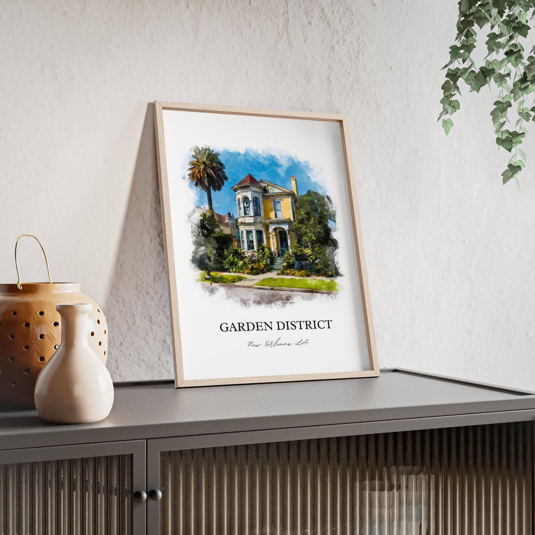 New Orleans, Louisiana, USA – Watercolor Art Print