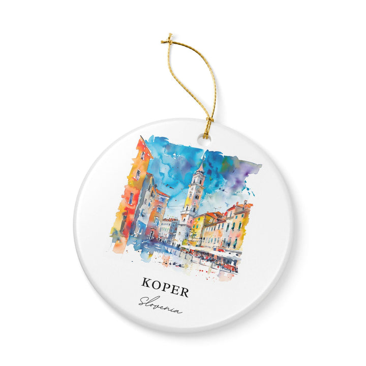 Koper Slovenia Ornament: Unique Koper Souvenir, Koper Slovenia Xmas Decor, and Authentic Slovenian Gift