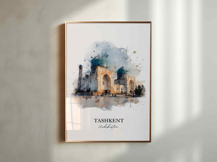 Tashkent, Uzbekistan – Watercolor Art Print