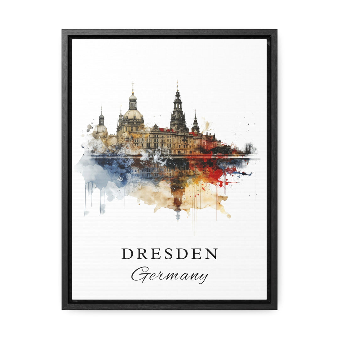 Dresden Germany wall art - Germany, Dresden poster, Dresden Wedding gift, Birthday present, Custom Text, Personalised Gift