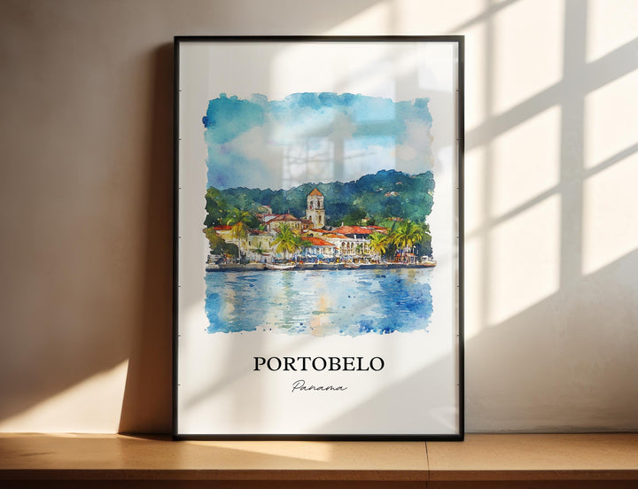 Portobelo, Panama – Watercolor Art Print