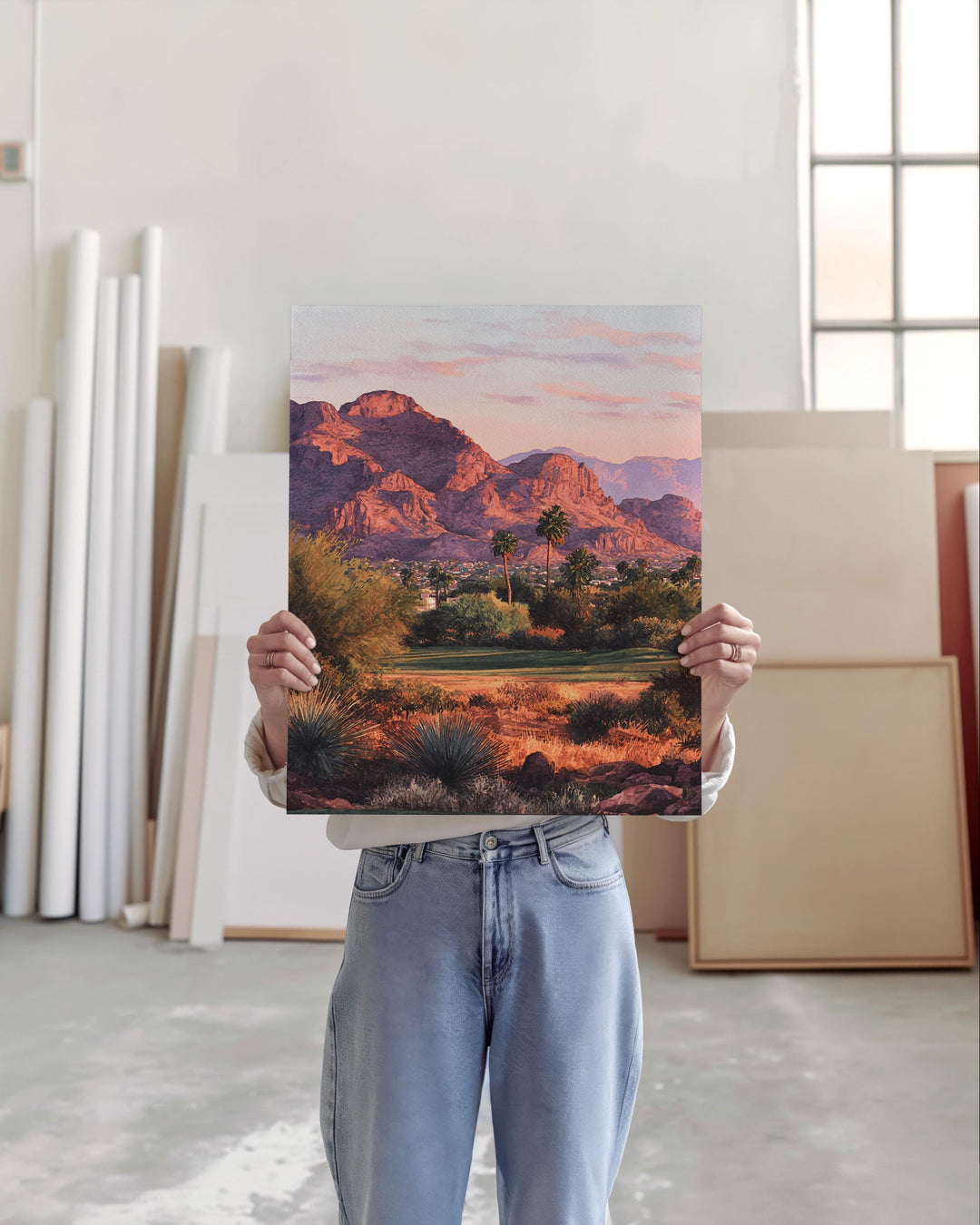 Phoenix, Arizona, USA – Watercolor Art Print