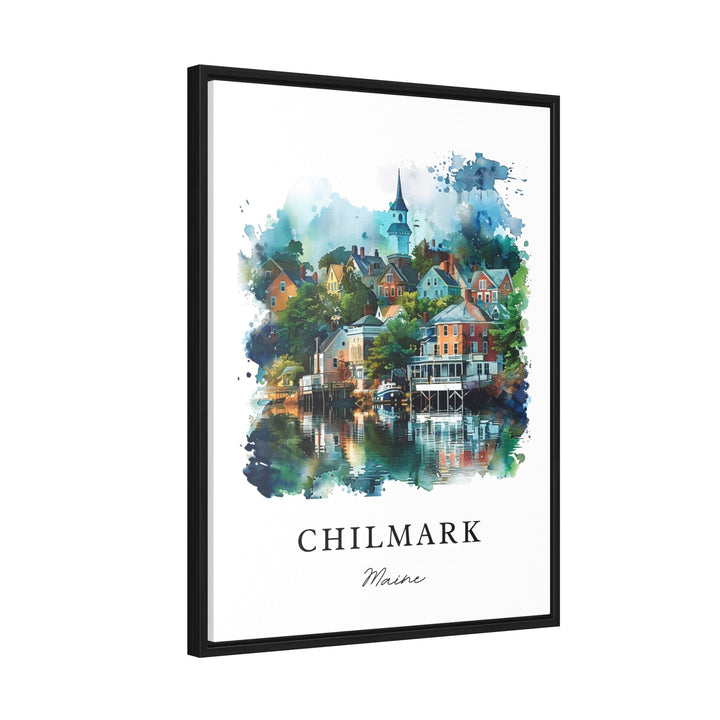 Chilmark MA Wall Art, Marthas Vineyard Print, Chilmark Watercolor Art, Chilmark MA Gift,