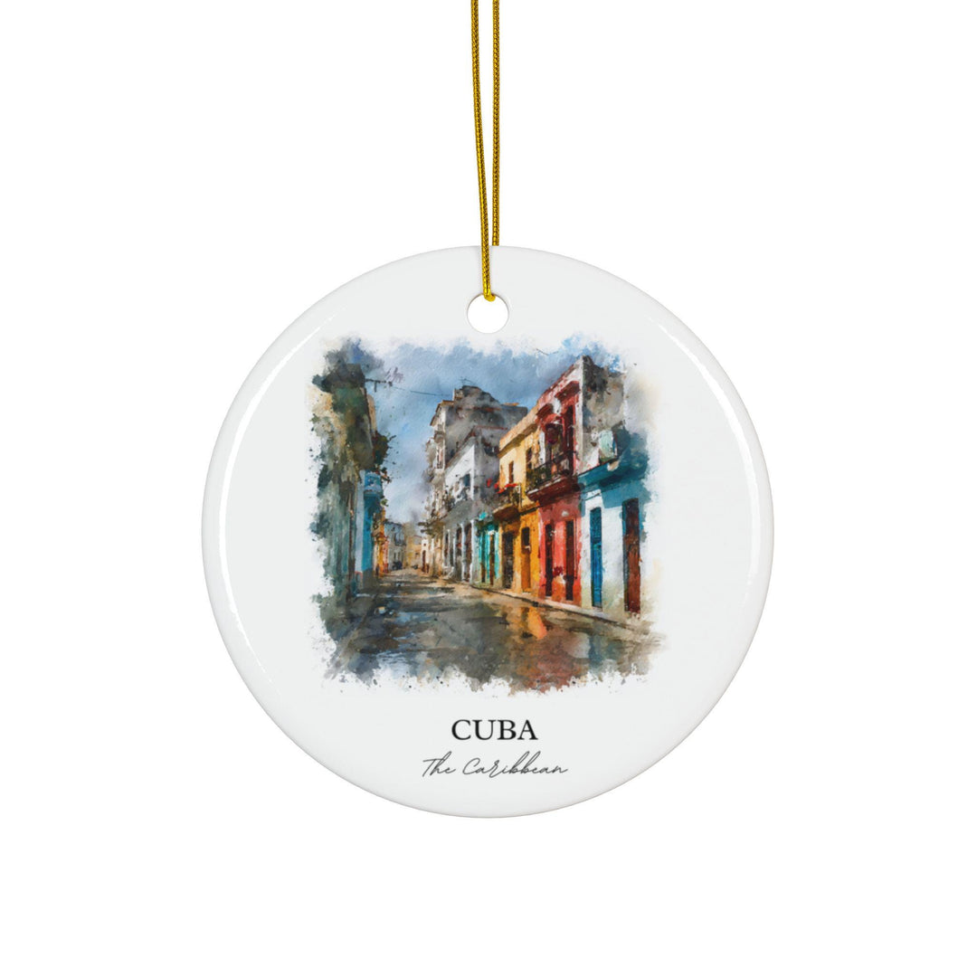 Cuba Ornament: Unique Cuba Souvenir, Cuba Xmas Decor, and Authentic Caribbean Gift