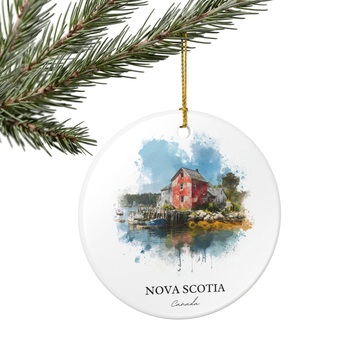 Nova Scotia Ornament: Unique Nova Scotia Souvenir, Nova Scotia Xmas Decor, and Authentic Nova Scotia Gift