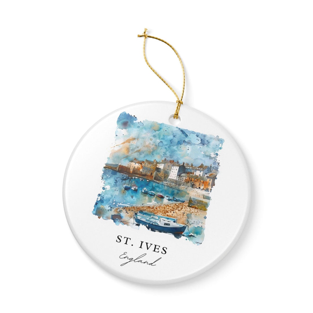 St. Ives Ornament: Unique St. Ives Souvenir, St. Ives Xmas Decor, and Authentic St. Ives England Gift