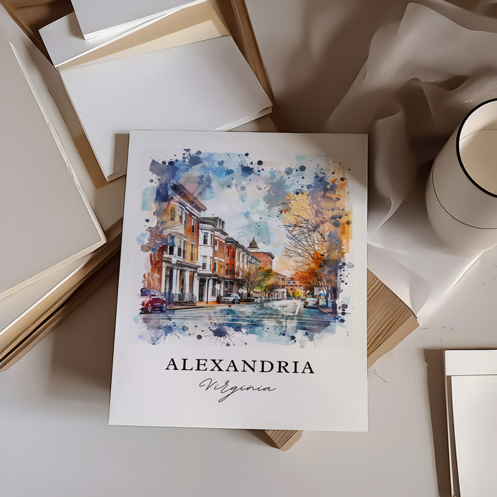 Alexandria Wall Art - Virginia Print