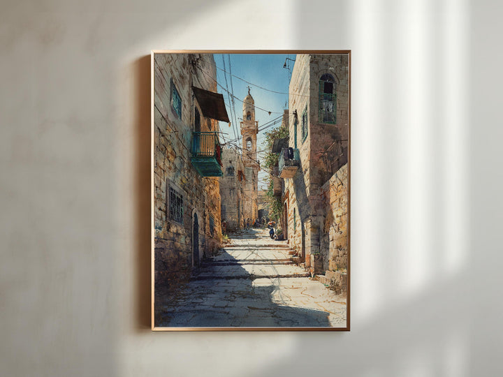 Bethlehem, Palestine – Watercolor Art Print