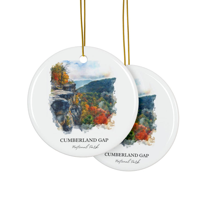 Cumberland Gap Ornament: Unique Kentucky Souvenir, Virginia Xmas Decor, and Cumberland Gap National Park Gift