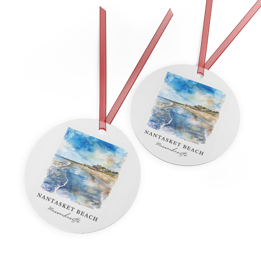 Nantasket Beach Ornament: Unique Nantasket Beach Souvenir, Nantasket Xmas Decor, and Authentic Nantasket MA Gift