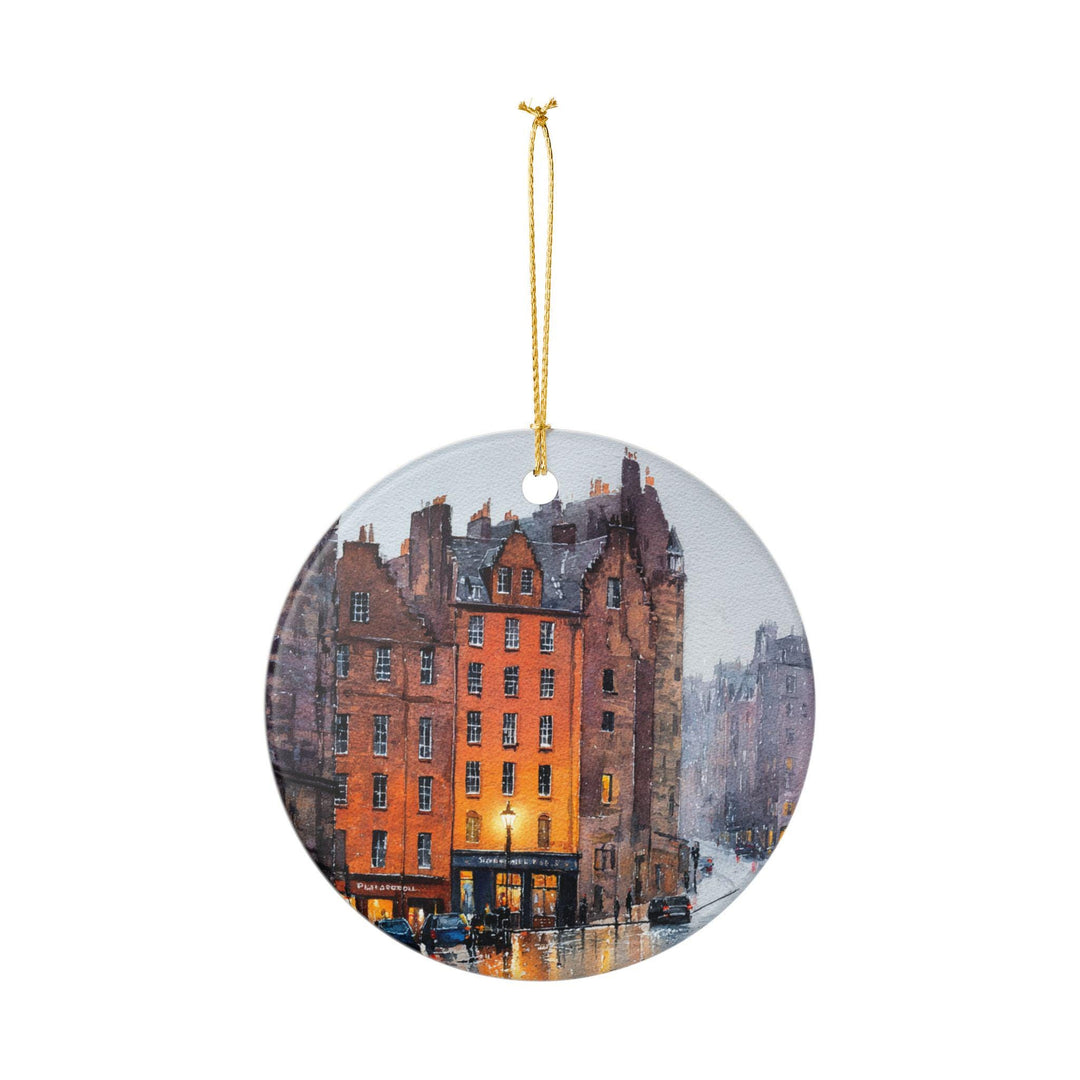 Edinburgh Ornament: Unique Edinburgh Scotland Souvenir, Scotland Xmas Decor, and Authentic Edinburgh Gift