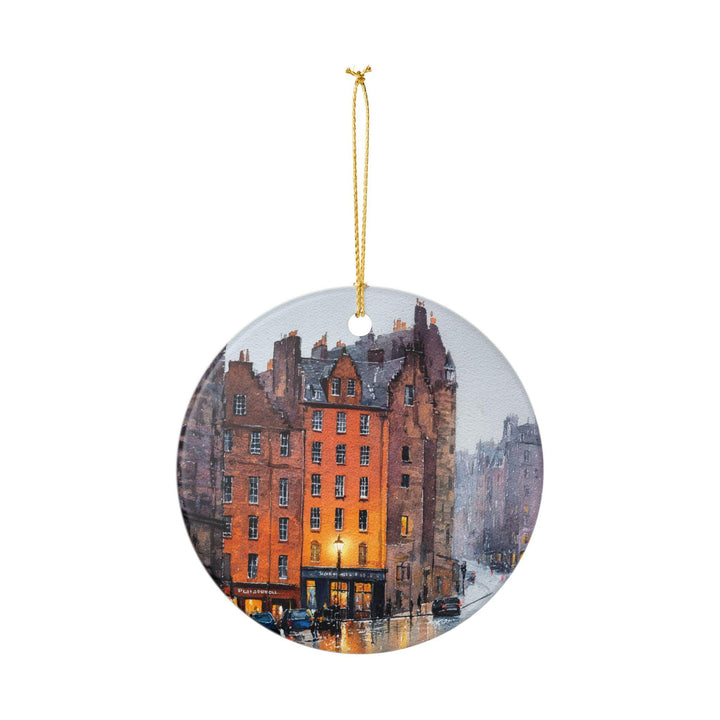 Edinburgh Ornament: Unique Edinburgh Scotland Souvenir, Scotland Xmas Decor, and Authentic Edinburgh Gift