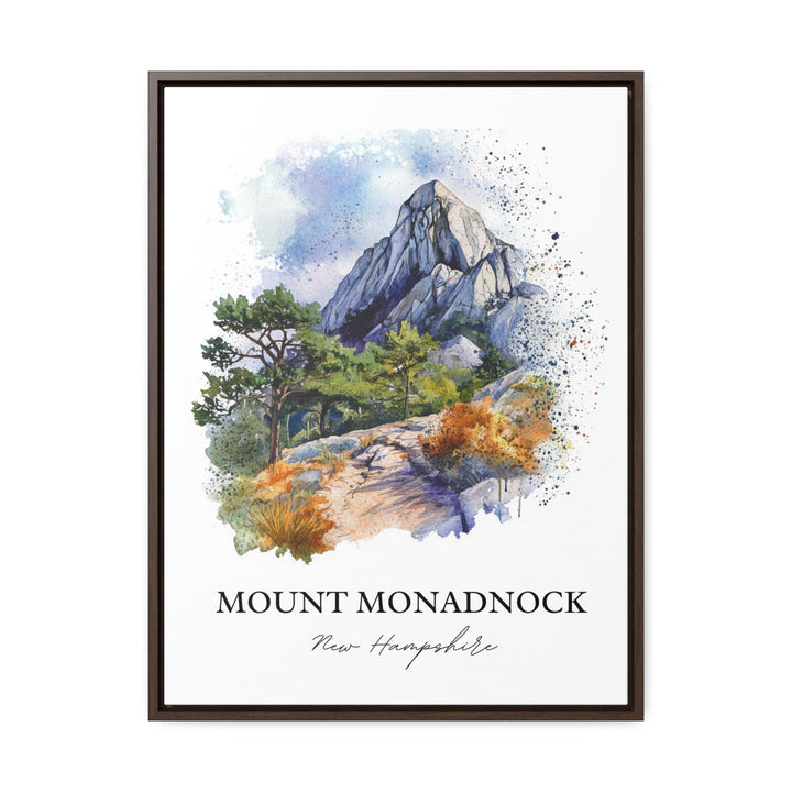 Mount Monadnock Wall Art, Jaffrey NH Print, New Hampshire Watercolor, Mount Monadnock Gift, Travel Print, Travel Poster, Housewarming Gift