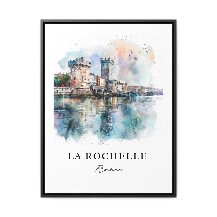 La Rochelle Wall Art, La Rochelle Print, La Rochelle France Watercolor, France Travel Gift,