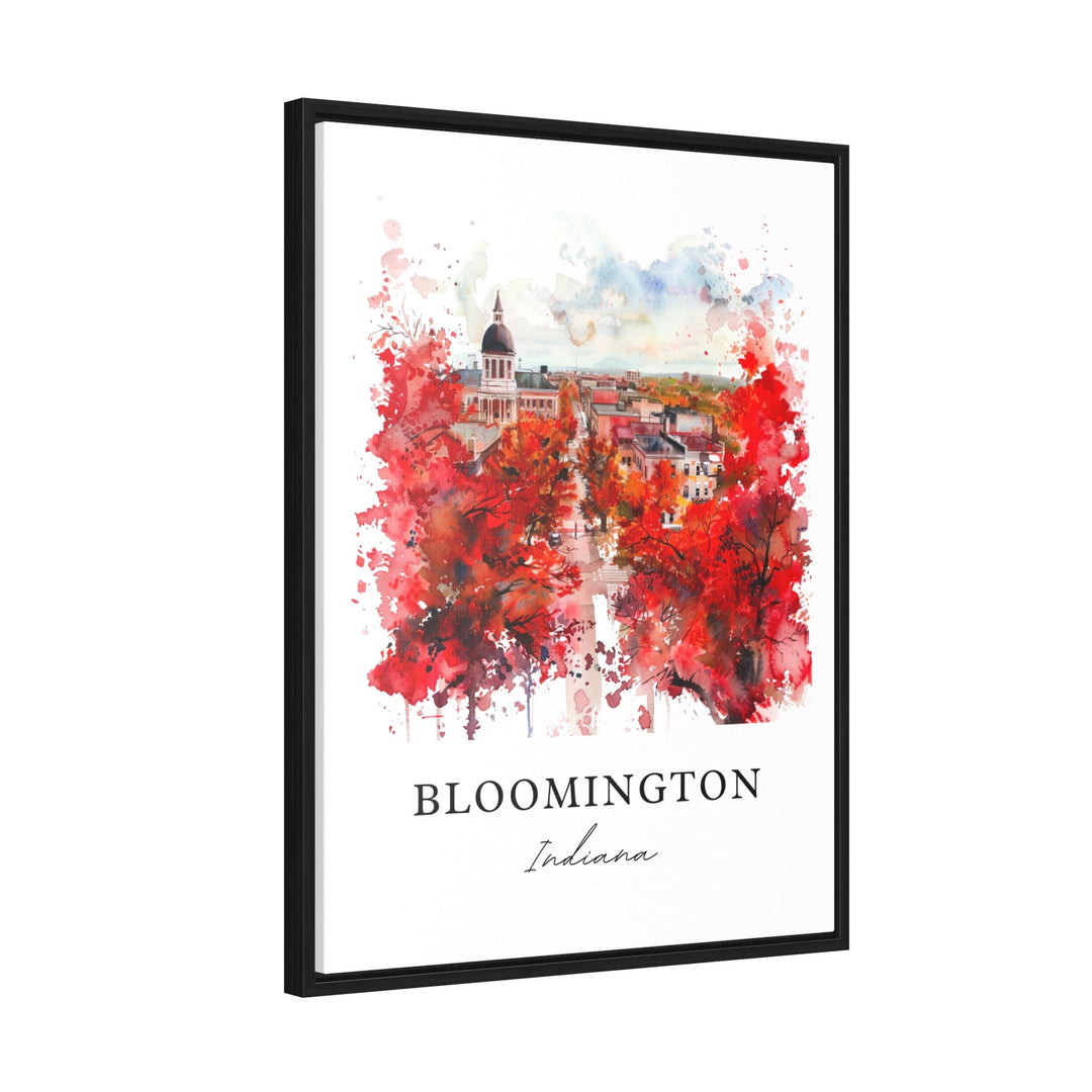 Bloomington Wall Art - Indiana Print