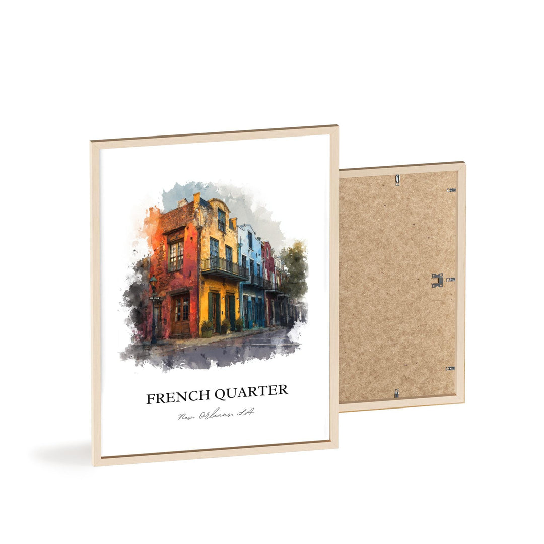 New Orleans, Louisiana, USA – Watercolor Art Print