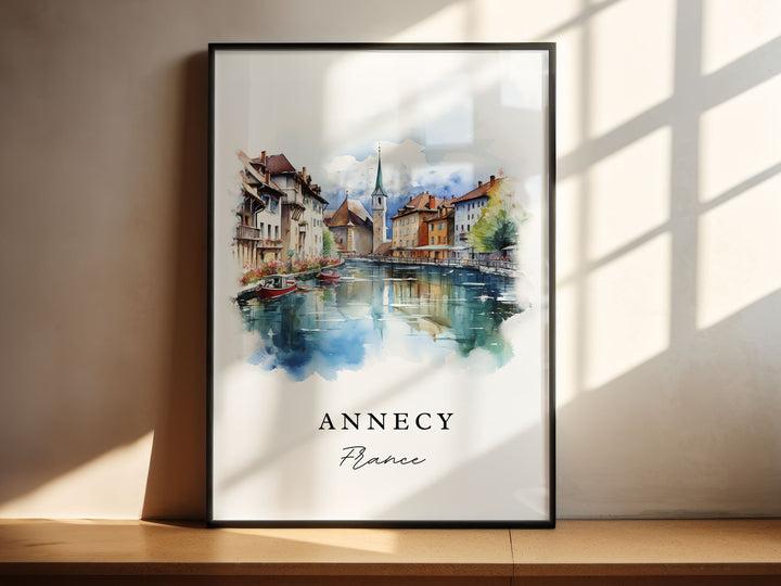 Annecy Wall Art - France Print