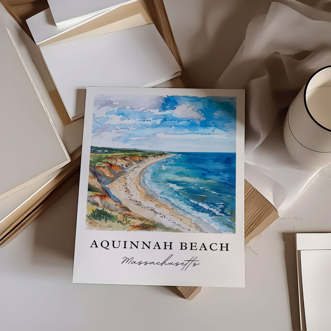 Aquinnah Beach Wall Art - Martha's Vineyard Print