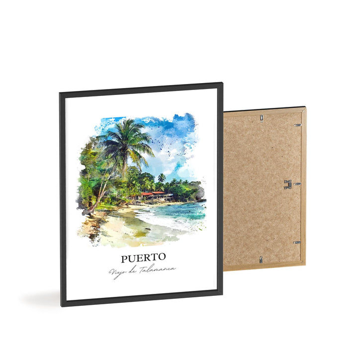 Puerto Viejo de Talamanca Art, Playa Negra Print, Costa Rica, Puerto Viejo de Talamanca Gift, Travel Print, Travel Poster, Housewarming Gift