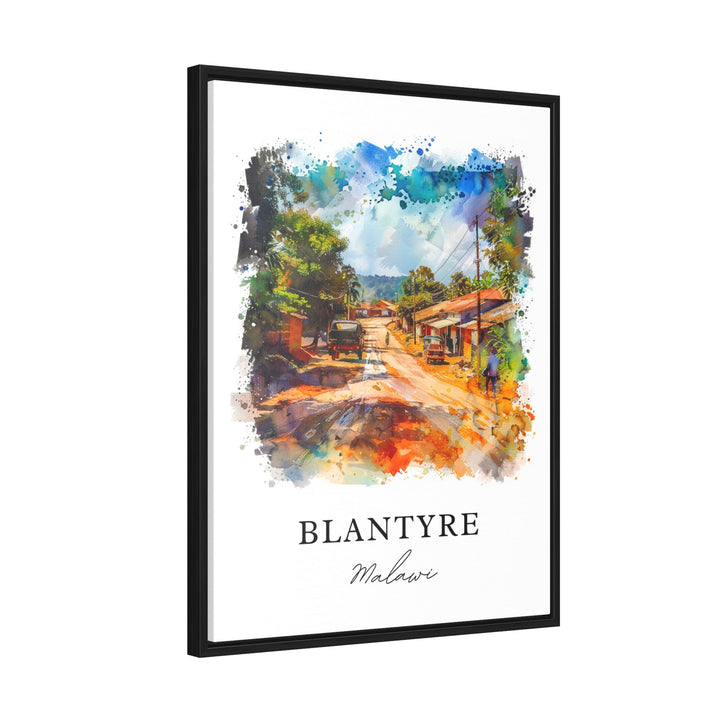 Blantyre Wall Art - Malawi Print