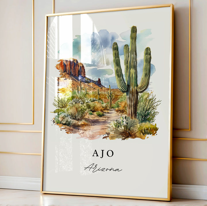 Ajo Wall Art - Arizona Print