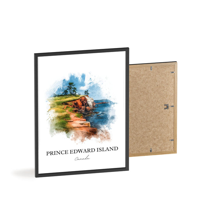 Prince Edward Island Wall Art, PEI Print, Canada Watercolor, Prince Edward Island Gift, PEI Travel Print, Travel Poster, Housewarming Gift
